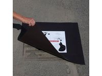 Ucpávka kanálů PN KU M01 magnetická 60x60cm